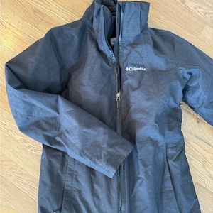 Columbia winter jacket with shell